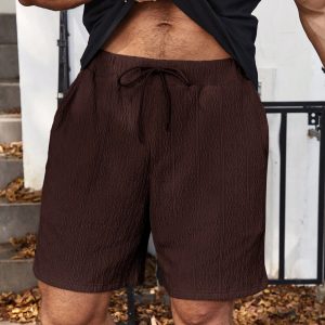Manfinity KASUA Loose Fit Men’s Drawstring Waist Shorts