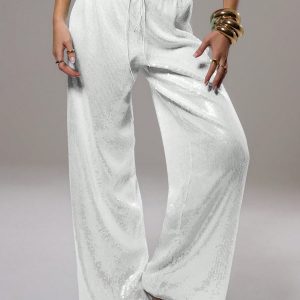 MUSERA Sequin Low Rise Trousers